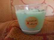 Zapachowa świeczka sojowa handmade skoszona trawa