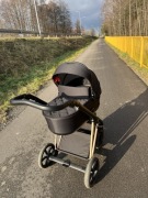 Wózek spacerowy gondola spacerówka ROAN IVI czarny black 