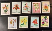 !!! POLSKA - KWIATY STORCZYKI 9szt...KOMPLETNA SERIA CZYSTE**!!!