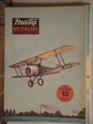 Mały Modelarz 10/85 Camel i Triplane nie rozcięte arkusze opisu
