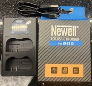 Ładowarka dwukanałowa Newell DL-USB-C do akumulatorów EN-EL15