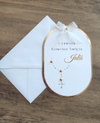 Zaproszenia na Pierwszą Komunię Świętą komunijne koperta 