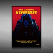 The Weeknd - Starboy Plakat w ramce 30x40cm
