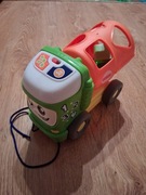 Samochód betoniarka z figurami do wkładania