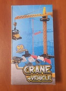 Dźwig,żuraw budowlany obrotowy,ruchomy 40cm I 50 akcesorii