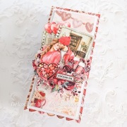 Kartka, ręcznie robiona, Rocznica, urodziny, Walentynki 