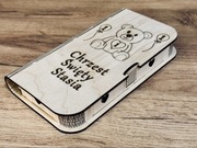 PERSONALIZOWANE DREWNIANE PUDEŁKO na pieniądze Komunia roczek chrzest