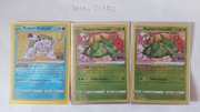 3 Karty Pokemon TCG Radiant Blastoise i Venusaur x2 - nowe! folia!