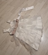 strój królewna przebranie dama dworu aniołek śnieżynka 2191