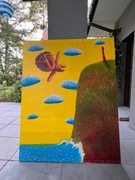 Obraz olej na płótnie "FAITH HOPE LOVE"