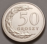 50 gr groszy 2017r.   bardzo ładna