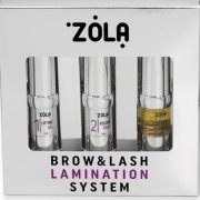Zestaw do laminacji brwi i rzęs Brow&Lash Lamination System ZOLA