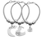 Piękne bransoletki dla sióstr 3 sztuki bransoletka siostry sisters