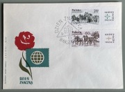 Fi. 1480-1481 FDC, 1965r. - Dzień Znaczka