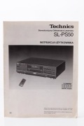 Technics SL-PS50 CD instrukcja obslugi