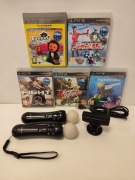 PlayStation Move PS3 Pady Kamera Gry Zestaw