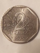 498 Francja 2 franki, 1979