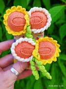 Frotki ręcznie robione w technice szydełkową 