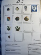 125. Odznaki klubowe - Suwałki, Grajewo, Szczuczyn, Augustów 