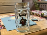 Kufel szklanka piwo do piwa Zakopane Janosik Góral grube szkło 500 ml.