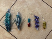 Zestaw dekoracji świątecznych - na choinkę - 5 szt. - PRL