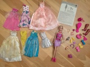 Mattel lalka Barbie zmieniająca kolor BDB26-0521 + akcesoria