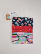 zestaw 3 wielorazowych maseczek ochronnych na twarz