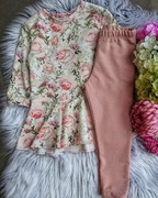 Bluza dziewczęca z falbanką, rozmiar 116/122