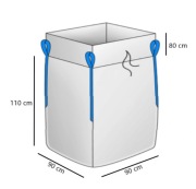 Worek Big Bag 90x90x110 Kontenerowy Nowy 1 Tona.