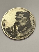 Piłsudski. Alpaka fi 38 mm. Gyges