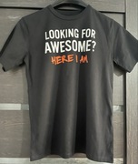 T-shirt Place czarny S/M