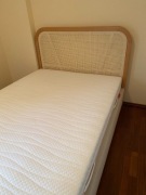 Materac piankowy Janpol 140x200 – twardy, ortopedyczny, jak nowy!