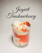 Świeca Sojowa Jogurt Truskawkowy