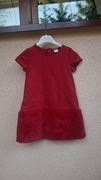 Czerwona sukienka rozmiar 98/104