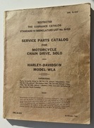 Harley-Davidson WLA katalog części 1943r. oryginał