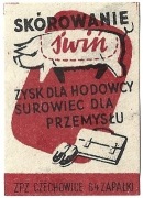 KULTOWA ETYKIETA LATA 50 - te