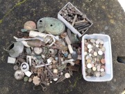 WYKOPKI Z SZOPKI ok 6kg MONETY GUZIKI PIERDÓŁKI ŁUSKI LOT  WH SS LW