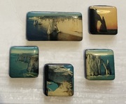   Zestaw 5 magnesów na lodówkę KORFU Grecja Greece Kassiopi Afionas  9