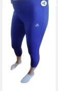 Markowe spodnie legginsy Adidas r S36 fiolet elastyczne getry jak nowe