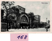 Pocztówka: Katowice - Dworzec Główny (II Wojna Światowa)