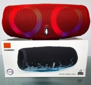Bezprzewodowy głośnik Bluetooth 5.2 CHARGE 5 RGB Bass czerwony