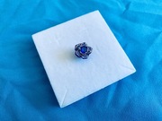 nowa unikatowa zawieszka charms beads błękitna róża srebro 925