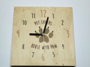 Zegar ścienny Pet lovers 30x30cm