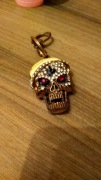 Brelok czaszka z cyrkoniami 7cm