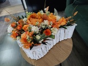 kompozycja na grób cmentarz serce