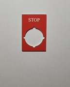 Nakładka na przycisk ,, STOP "