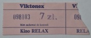 Warszawa, Bilet Kino Relax, Kwota 7zł
