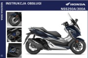 INSTRUKCJA UZYTKOWNIKA HONDA FORZA 250 A 300 A NSS 250A 300A 2019r j.POLSKI