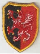 Naszywka 16 Batalionu Saperów z Tczewa na mundur wyjściowy.