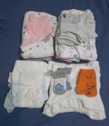 Zestaw ubranek niemowlęcych, rozmiar 56-17 szt